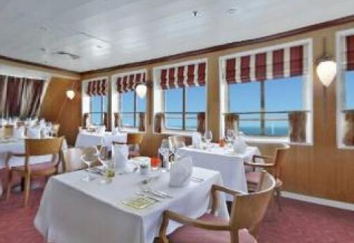 Los restaurantes a bordo tienen grandes vistas